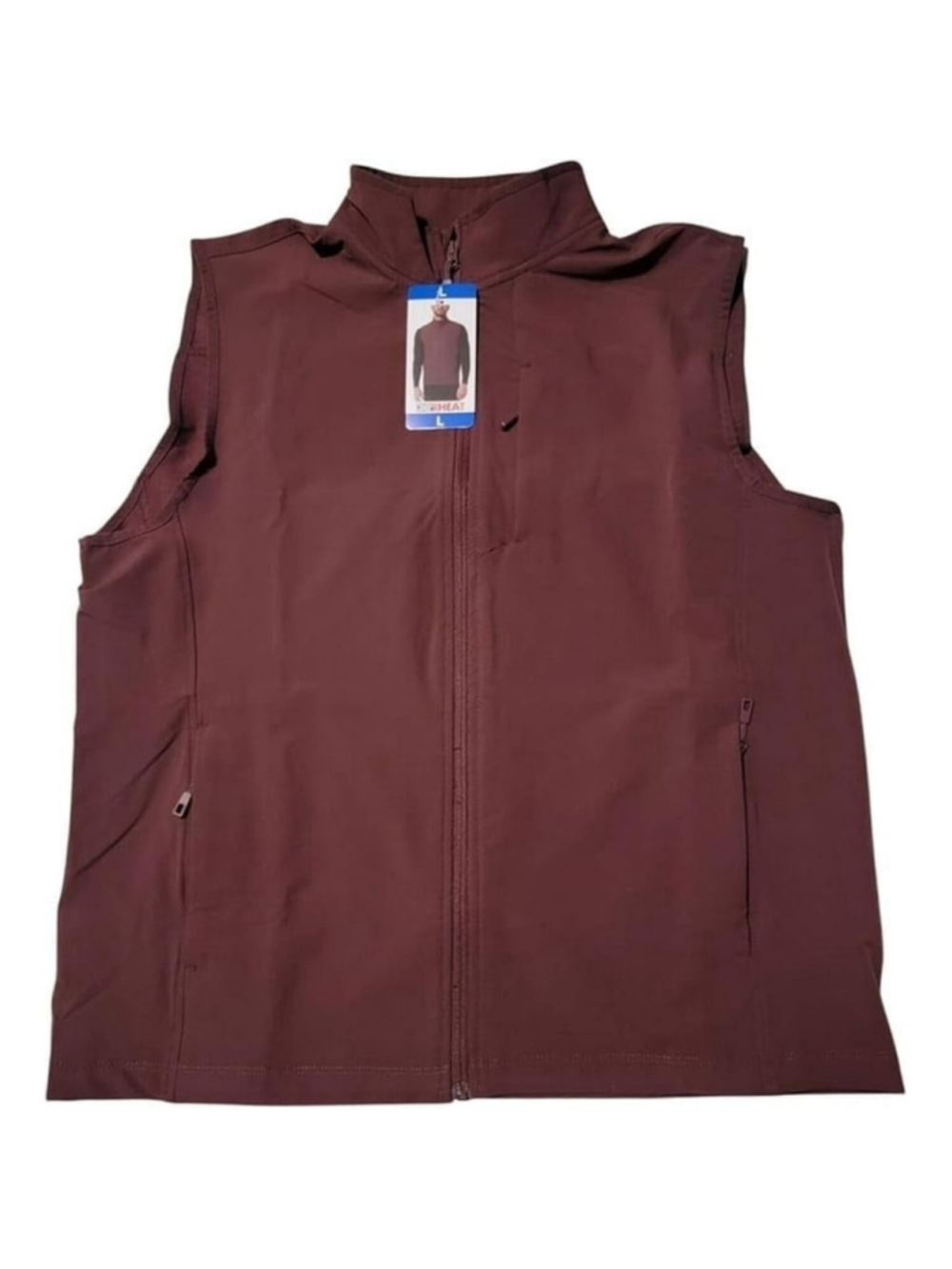 32 Degrees Heat Mens Burgundy Vest Extra Large